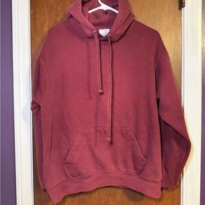 Pacifica Men's Maroon Hoodie Sweater